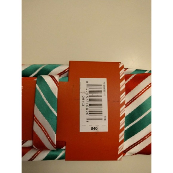 Hallmark Seasonal Design Mens' Tie-  Stripe. New - Picture 4 of 4